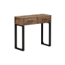 CFL Boston Reclaimed Wood Industrial Console Table