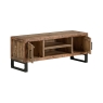 CFL Boston Reclaimed Wood Industrial Wide TV Unit