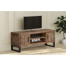 CFL Boston Reclaimed Wood Industrial Wide TV Unit