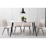 Kettle Interiors 1.6m Marble Sintered Stone Dining Table