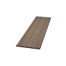 SHH Pack of 2 - Walnut Decorative Acoustic Slat Wall Panel - 2400mm x 600mm