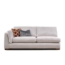 Ashwood Designs Milton Upholstered 4 Seater Modular Sofa End Unit