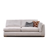 Ashwood Designs Milton Upholstered 4 Seater Modular Sofa End Unit