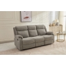 Sofa Source Ireland Ellena Light Grey 3 Seater Recliner Sofa with Table