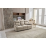 Sofa Source Ireland Ellena Oatmeal 3 Seater Recliner Sofa with Table