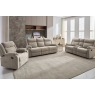 Sofa Source Ireland Ellena Oatmeal 3 Seater Recliner Sofa with Table