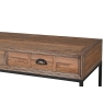 Coach House Reclaimed Oak 3 Drawer Console Table