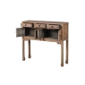 Coach House Reclaimed Oak 4 Door 3 Drawer Console Table