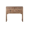 Coach House Reclaimed Oak 4 Door 3 Drawer Console Table