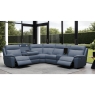 CFL Comfort Tech Leather Power Reclining 5 Seater Corner Sofa