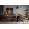 Baker Furniture Samba Solid Oak 200cm Holburn Star Base Dining Table & 6 Cooper Dining Chairs